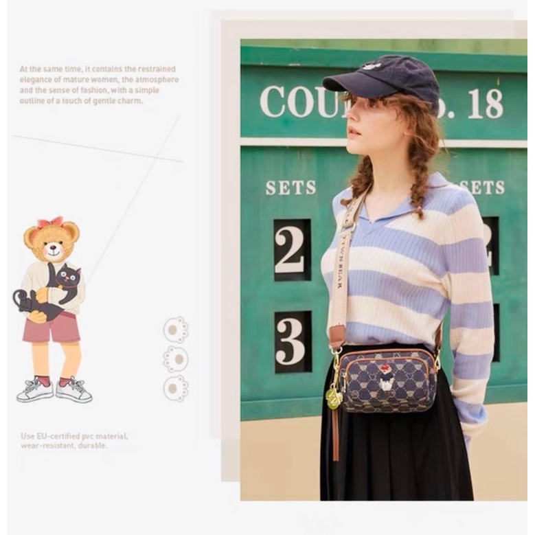 Túi đeo chéo ttwn bear