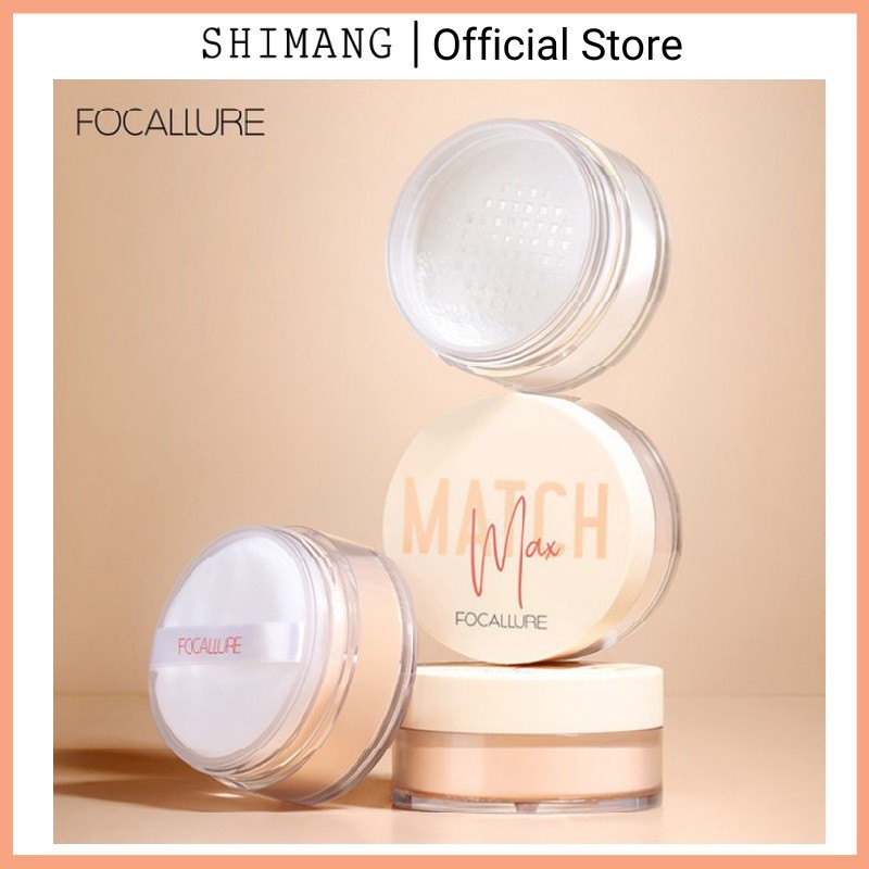 Phấn Phủ FOCALLURE Trang Điểm Giúp Kiềm Dầu Tối Đa 10g FPP1