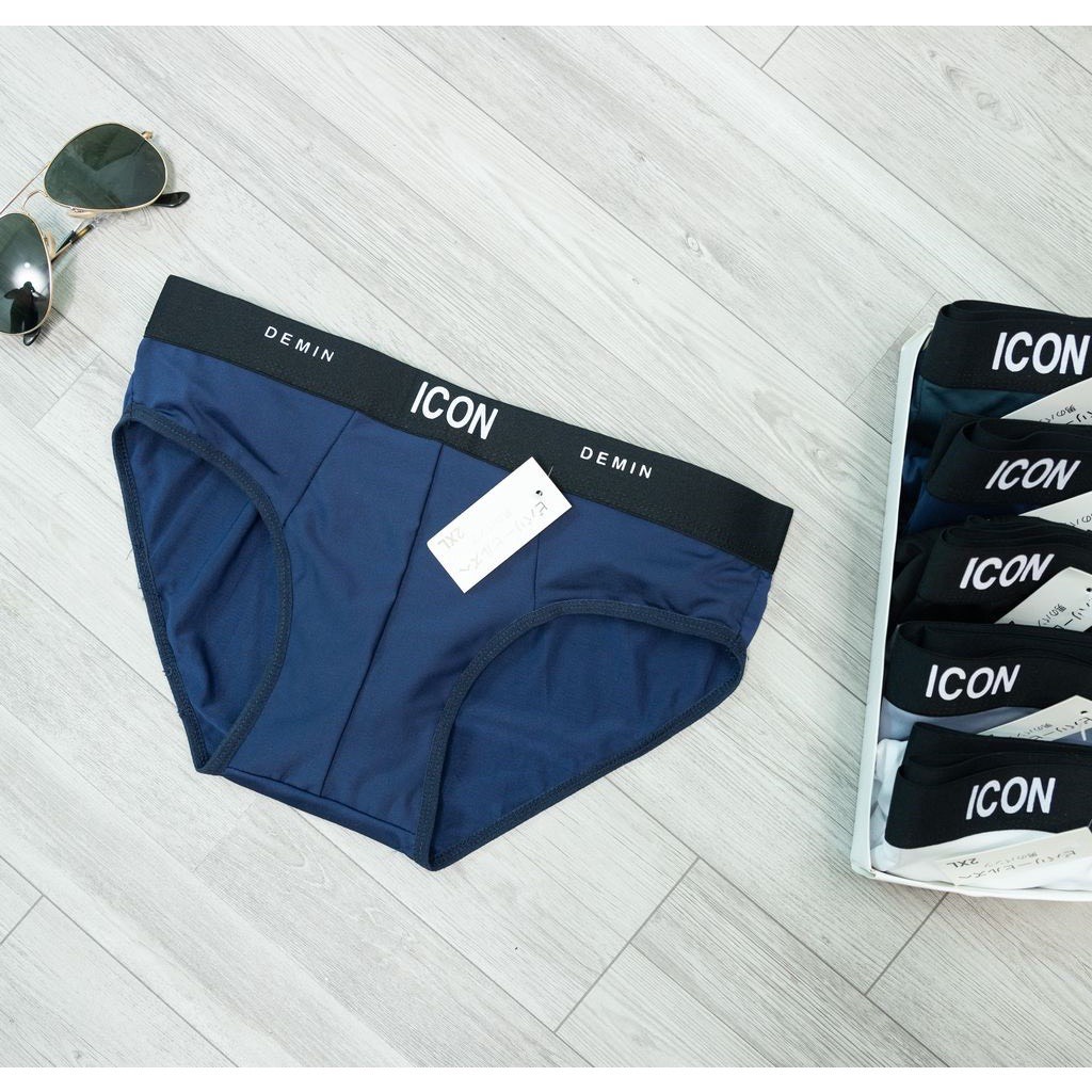 [ GIÁ TỐT ] Quần lót nam chéo thun COTTON thoáng mát chữ ICON