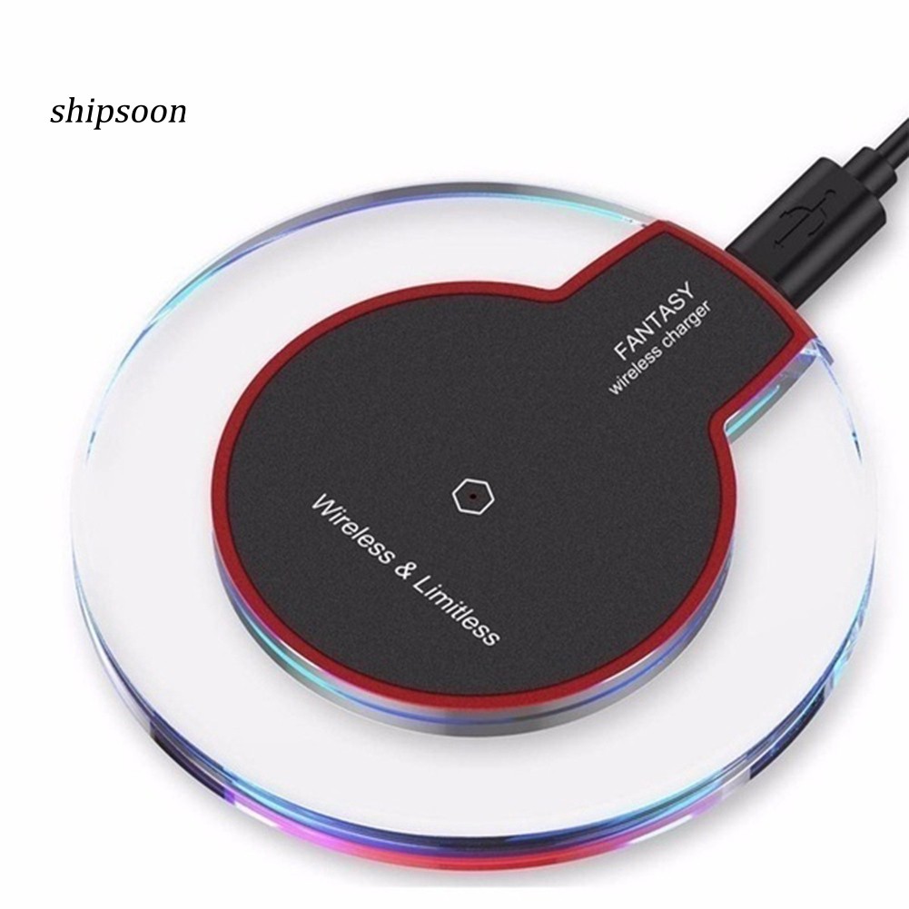 Đế sạc không dây Qi siêu mỏng thích hợp cho iPhone X Samsung Galaxy