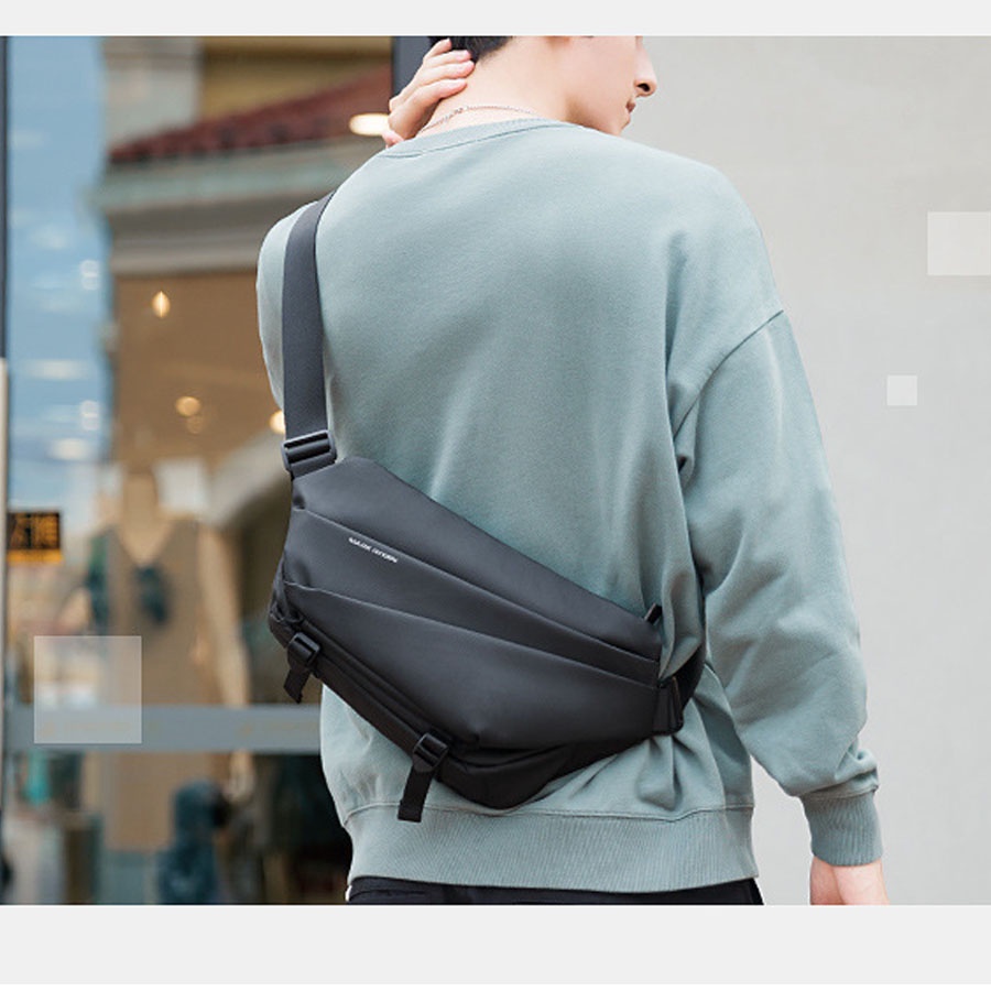 Túi đeo chéo Mark ryden, túi vải đeo vai nam chống nước , túi đeo chéo unisex