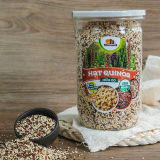 Hạt Quinoa (Diêm Mạch) Hữu Cơ Mix 3 loại 600g (hộp nhựa)