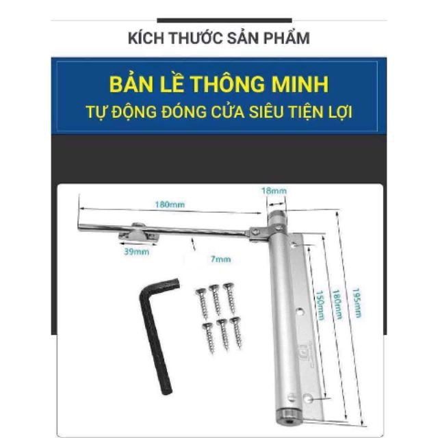 Bản Lề Cửa Tự Đóng - Thiết Bị Đóng Cửa Tự Động Loại Lò Xo