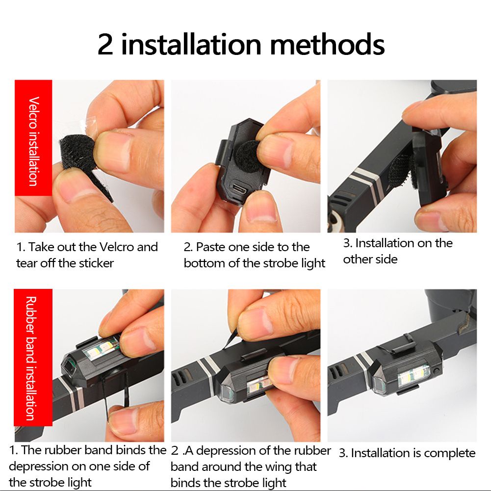 Đèn cảnh báo nhấp nháy 7 màu điều khiển từ xa có thể sạc lại khi lái mô tô đạp xe leo núi ban đêm