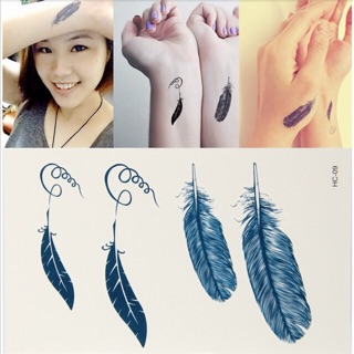 Hình xăm dán ( mini chiếc lá)