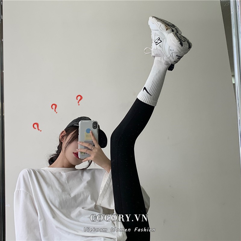 Quần Legging Chất Liệu Nhung Ấm Áp Thiết Kế Ôm Sát Tôn Dáng | BigBuy360 - bigbuy360.vn