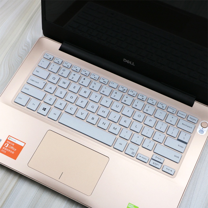 Tấm phủ bảo vệ bàn phím laptop bằng silicon siêu mỏng cho Dell Inspiron 5370 14 Inch
