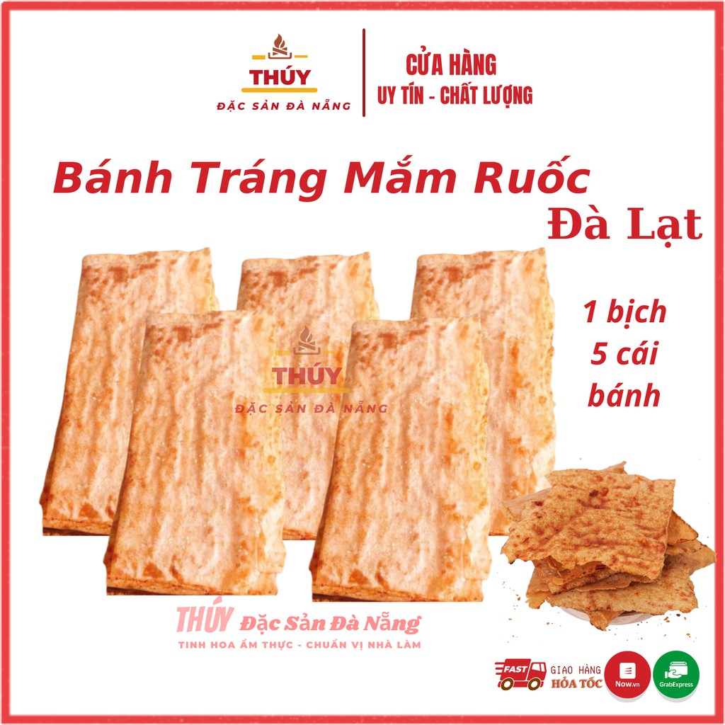 3 bịch 15 cái Bánh Tráng Nướng Mắm Ruốc  SIÊU GIÒN - SIÊU NGON