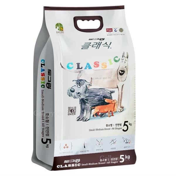 Thức ăn hạt cho chó 5kg Dograng Classic - thức ăn cho cho con và chó trưởng thành giúp đầy đủ dưỡng chất nhất