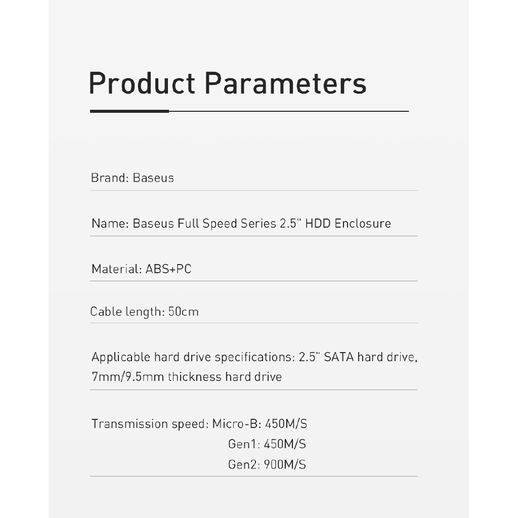 Vỏ ổ đĩa cứng SSD HDD Type C chất lượng cao | BigBuy360 - bigbuy360.vn