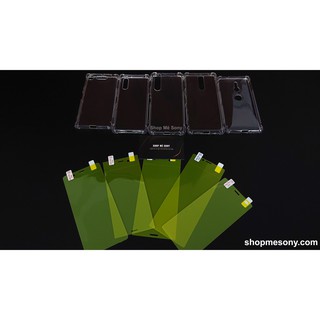 Bộ miếng dán màn hình full và ốp lưng chống sốc cho Sony Xperia - Shop Mê Sony