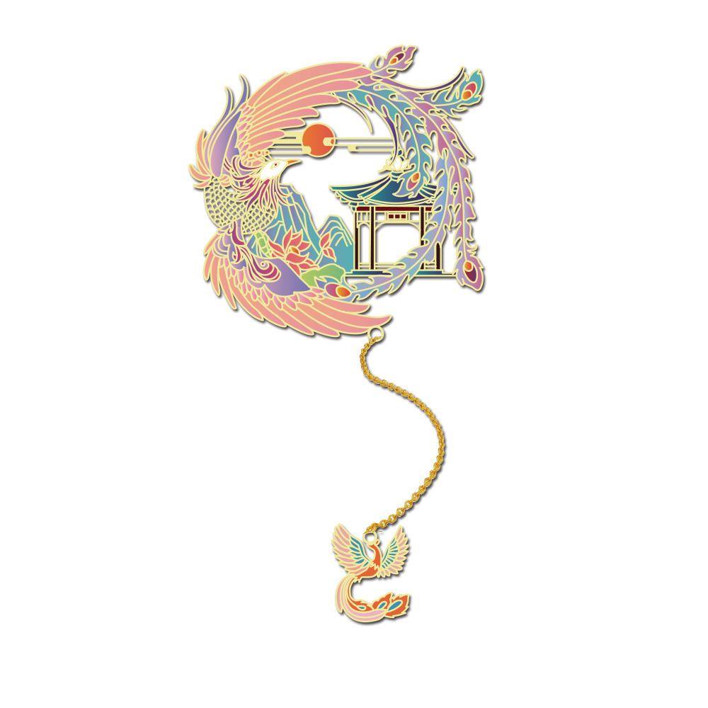 Layor1 Thẻ Đánh Dấu Trang Sách Bằng Đồng Thau Phong Cách Trung Hoa