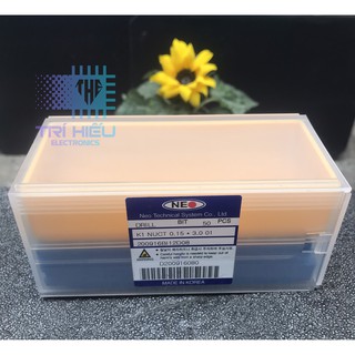 Hộp rỗng đựng 50 đầu mũi khoan PCB chuyên dụng