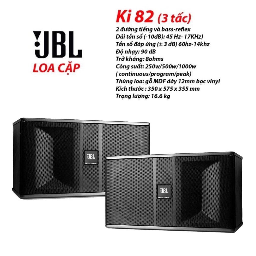 [Mã ELHACE giảm 4% đơn 300K] Loa Karaoke JBL Ki82