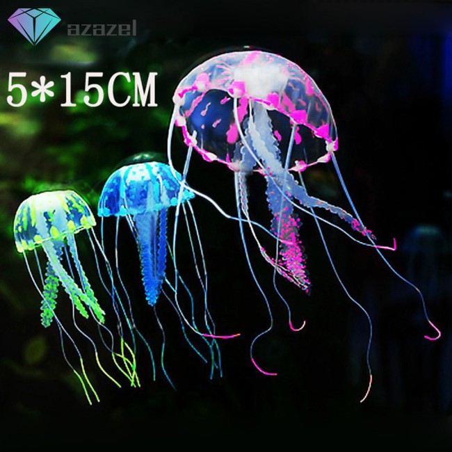 Sứa Silicon Trang Trí Bể Cá