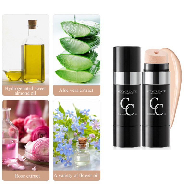 Kem CC MAYCREATE tạo lớp nền trắng dưỡng ẩm dạng thỏi cushion | BigBuy360 - bigbuy360.vn