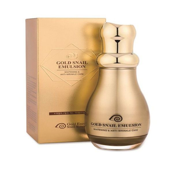 Dưỡng ẩm chống lão hóa Gold Energy Snail Synergy Emulsion chính hãng Hàn Quốc