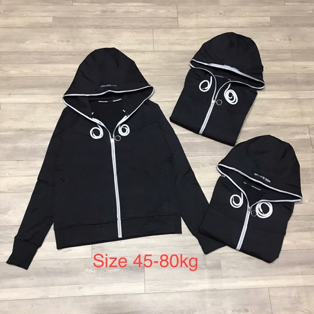 Áo khoác lim10 size (45-80kg)