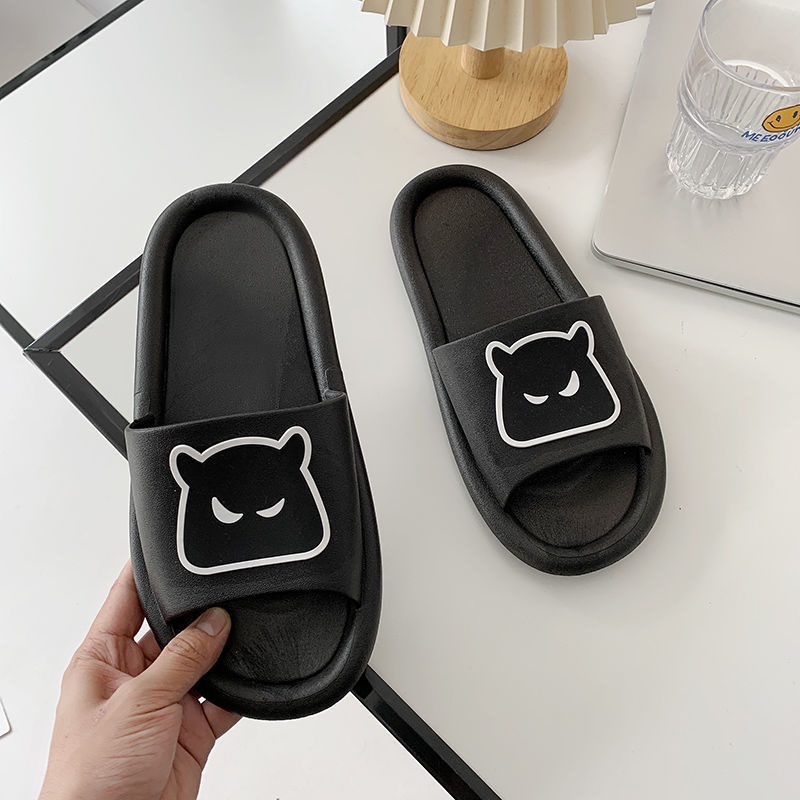 Dép quai ngang đế dày chống trượt phong cách mùa hè Hàn Quốc trẻ trung cho nam và nữ