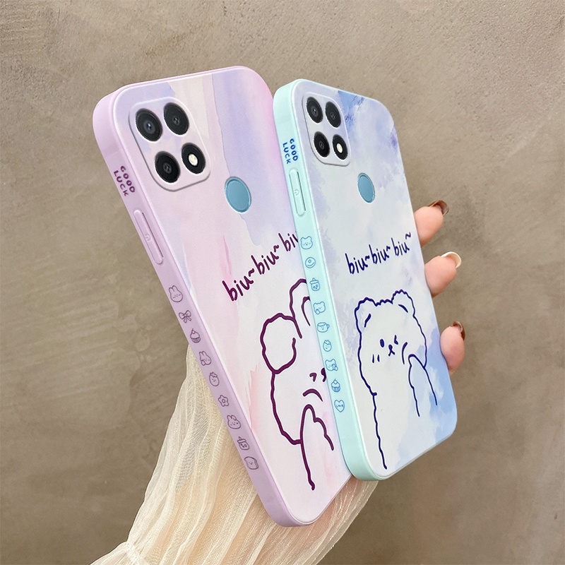 Ốp lưng Oppo A15 A15S Ốp điện thoại silicon mềm chống rơi thiết kế đơn giản bảo vệ cho Oppo A15 OPPO A15S