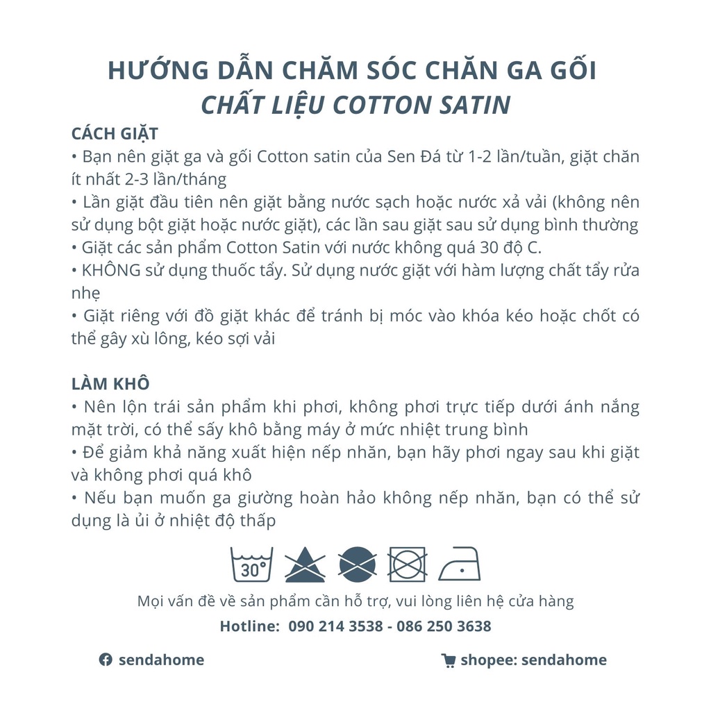 Vỏ gối nằm Premium Cotton Satin cao cấp SEN ĐÁ 40x60 35x50 cm trơn màu, áo gối mềm mát, bóng mượt sang trọng | BigBuy360 - bigbuy360.vn