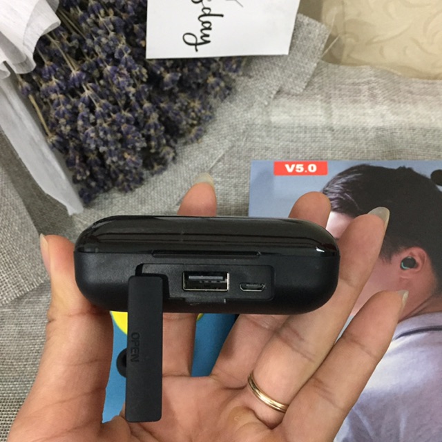 Tai nghe Bluetooth AMOI F9 Pro - Chống nước - Sạc dự phòng