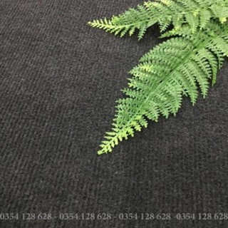 [ 2M X 0.5M ] Thảm nỉ trải sàn phong cách châu âu màu xám đen loại dày