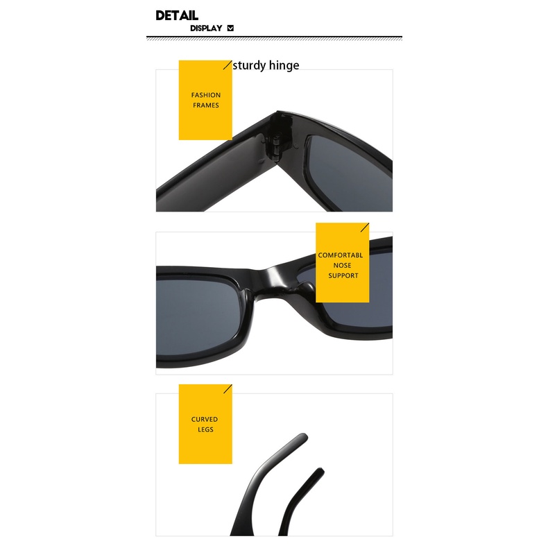 Kính Mát Gọng Vuông Nhỏ Thời Trang Cho Nữ