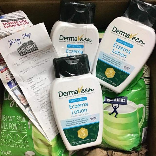 KEM DƯỠNG DERMAVEEN ECZEMA LOTION_ KÈM BILL