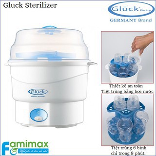 [Hàng hot] Máy tiệt trùng bình sữa Gluck GX06 - BM