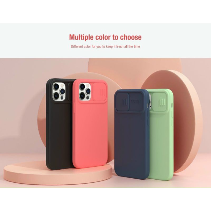 Ốp lưng cho 15 pro max , 15 pro , 15 ,14 pro max,14 pro , 14 plus,13 pro max/13 pro 12 Nillkin CamShield che camera