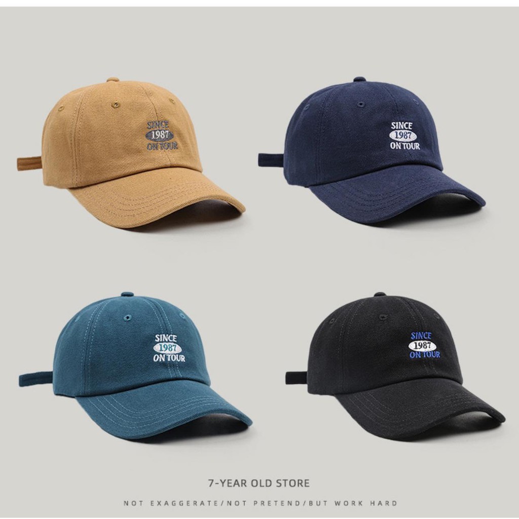 Nón lưỡi trai, nón cap, mũ lưỡi trai nam nữ Unisex SINCE 1987 ON TOUR