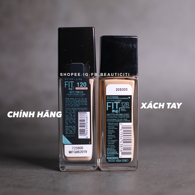 KEM NỀN LÌ CHE LỖ CHÂN LÔNG FIT ME MAYBELLINE 30ML | BigBuy360 - bigbuy360.vn