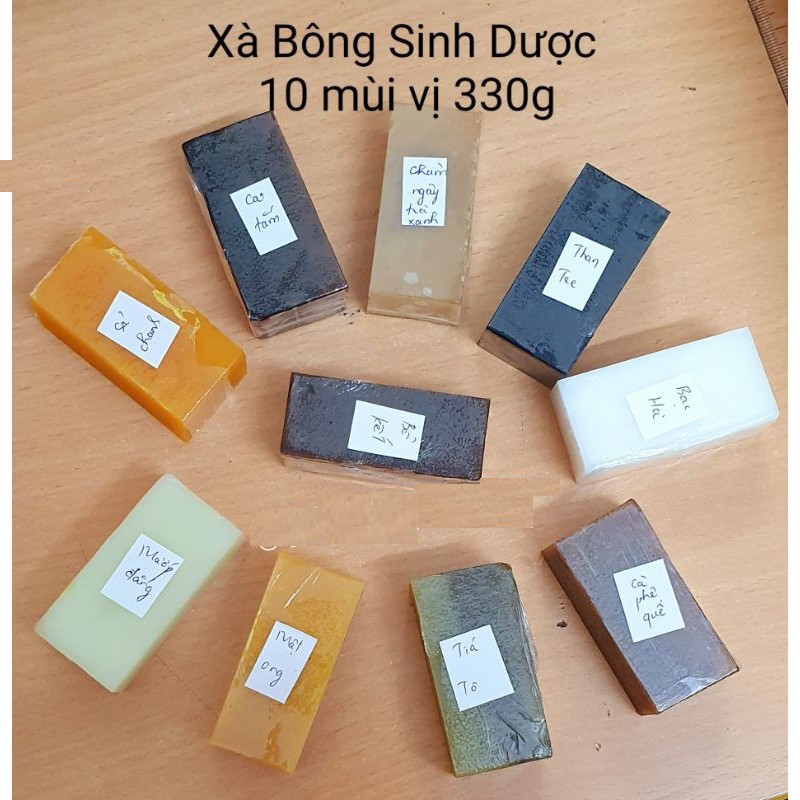 Vụn Xà Bông Sinh Dược (10 mùi vị + 2 túi lưới)