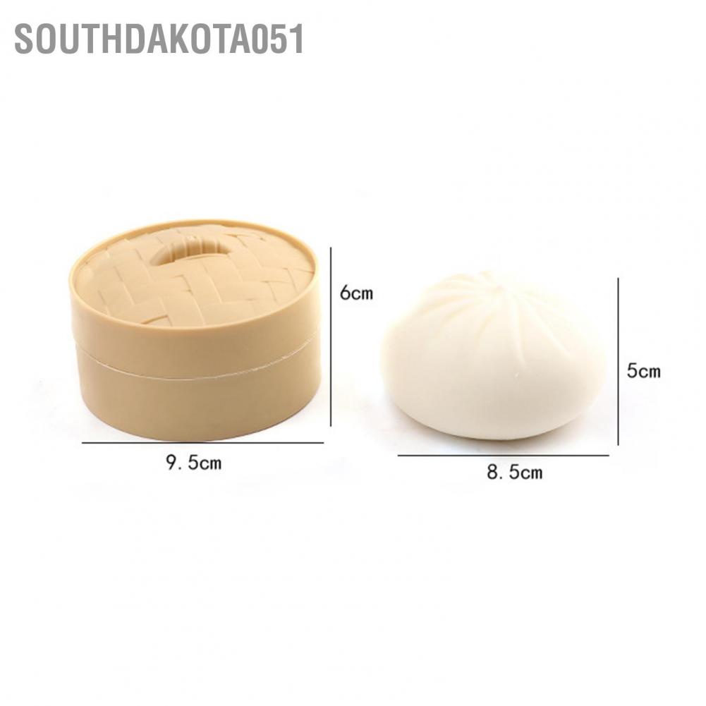 Set đồ chơi hình bánh bao và xửng hấp mềm dẻo giúp giải tỏa căng thẳng (Có bán lẻ)