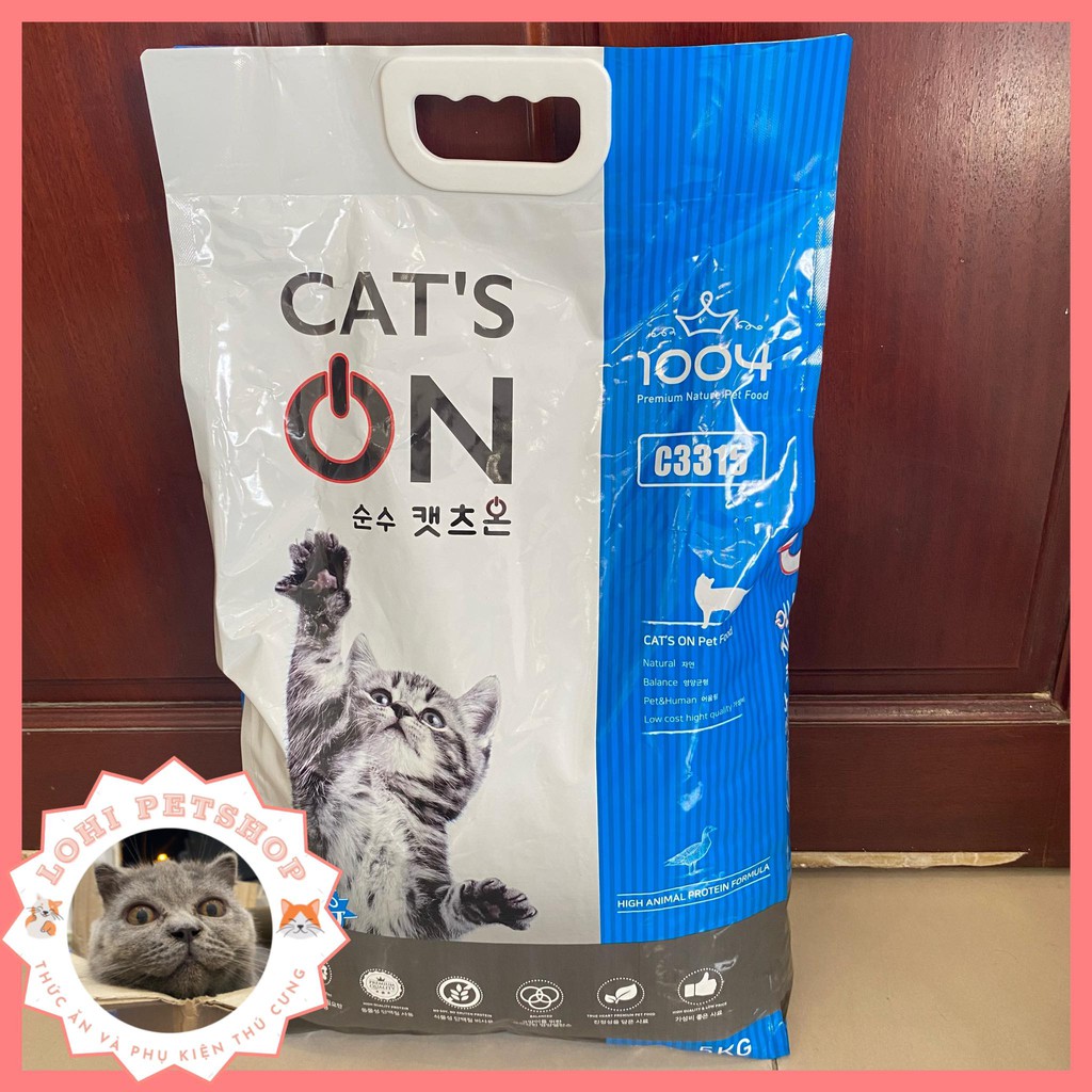 [Catson 5kg ] Hạt Cat's On 5kg - Thức ăn hạt cat's on cho mèo