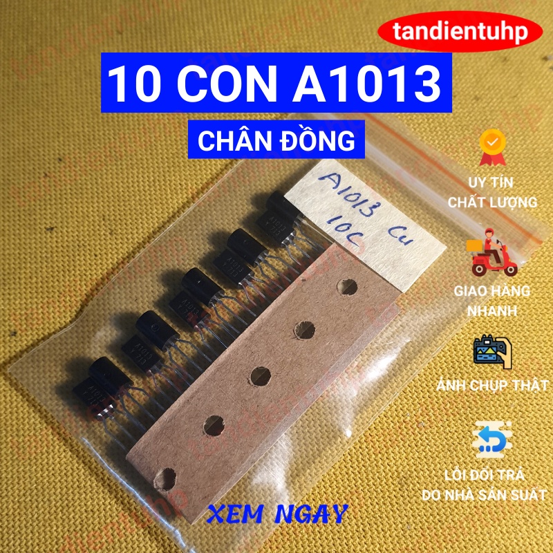 10 CặpTransistor A1013 và C2383 chân cắm đồng TO-92L