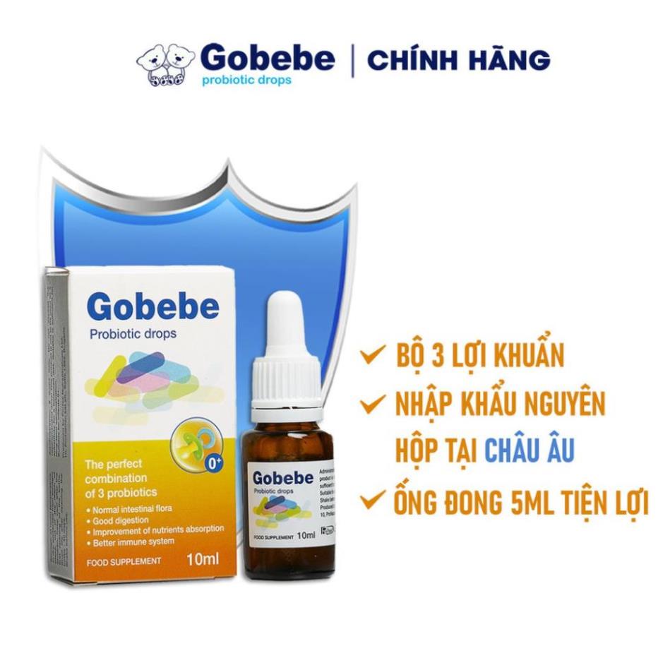 [GIÁ GỐC] Gobebe hỗ trợ rối loạn tiêu hoá ở trẻ nhỏ - Hộp 01 Lọ x 10ml