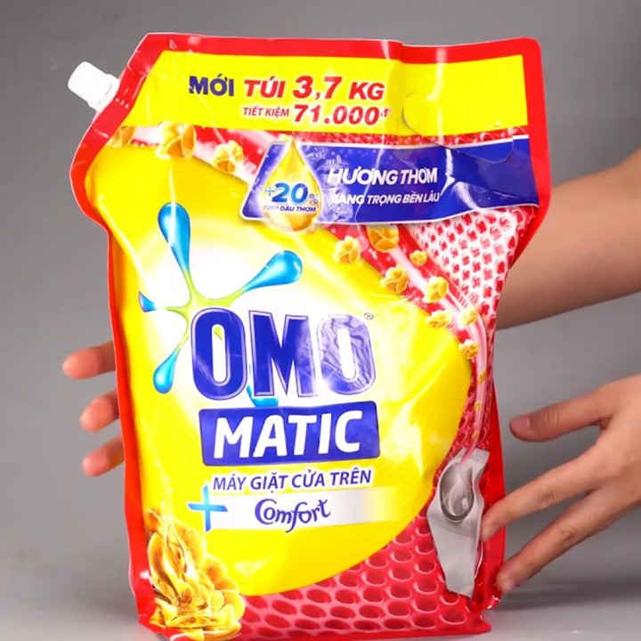 Nước giặt Omo Matic Comfort Túi Đại 3,7kg