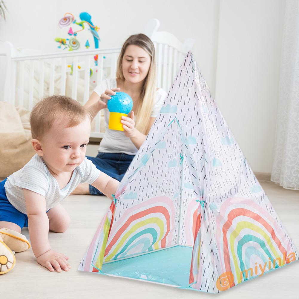 ✲mi✲Cloth Children Tent Colorful Portable Indoor Outdoor Play Tent House Gift