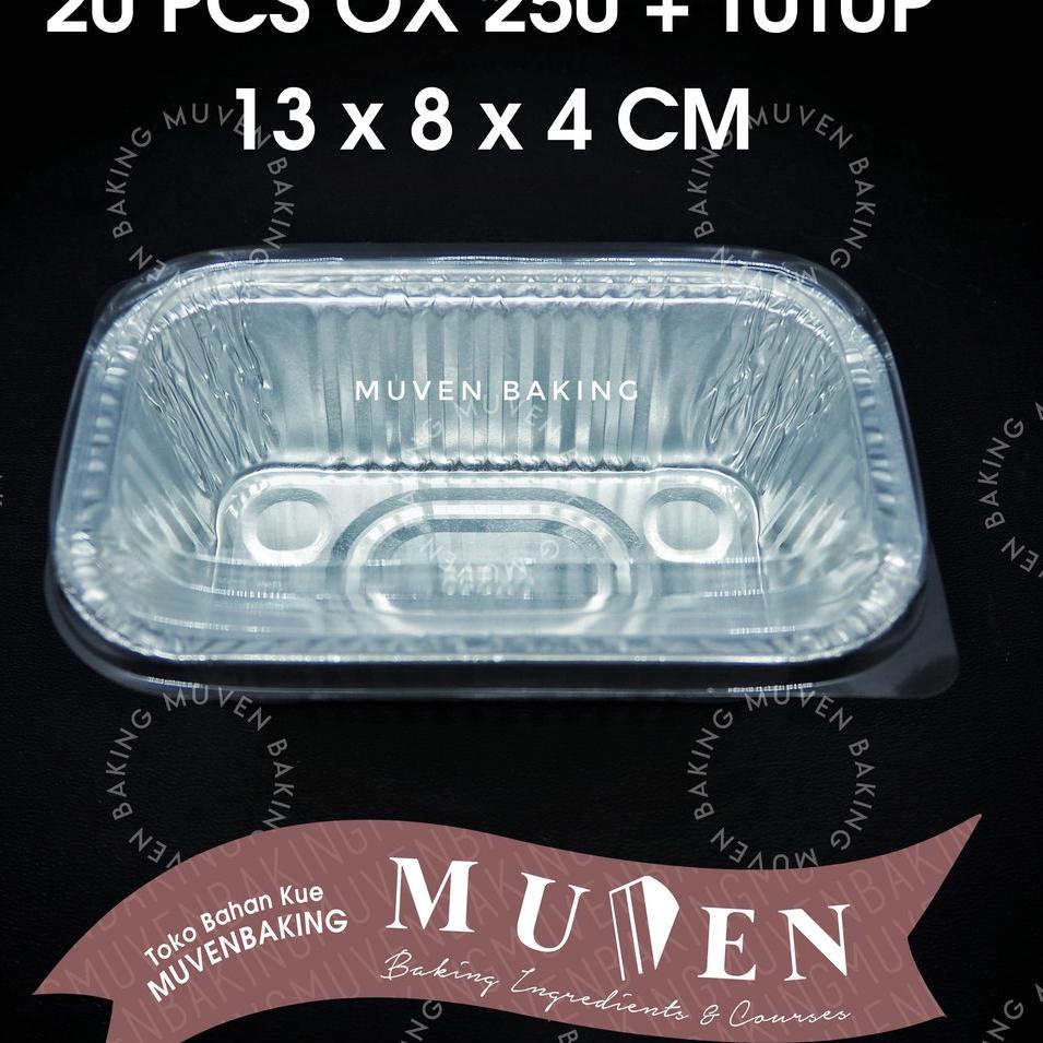 Set 20 con quay nhôm FOIL TRAY OX 250 + đóng / đóng gói OX-250 OX250