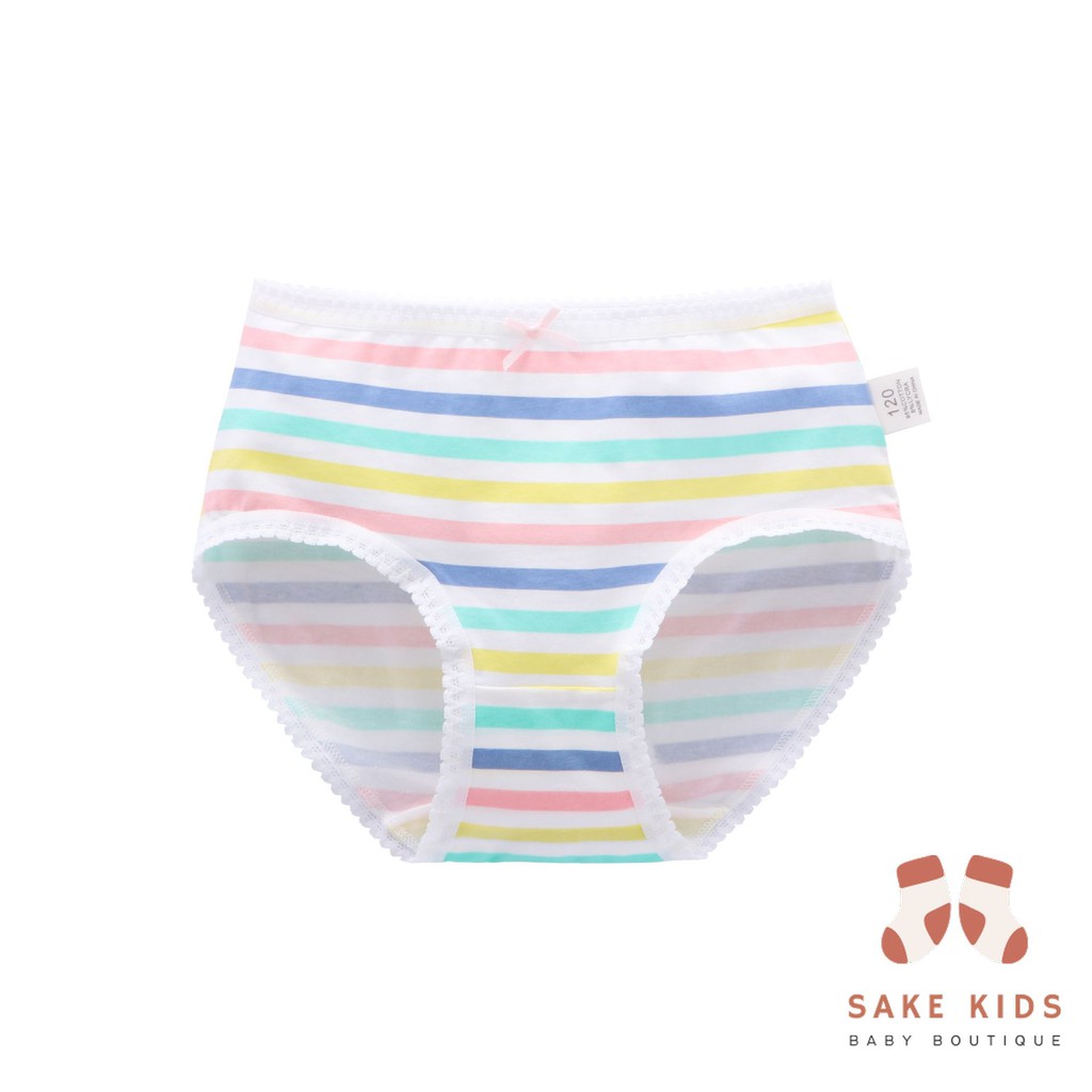 Set 4 Quần chip cho bé - quần đùi cho bé gái siêu xinh, chất cotton co dãn thoáng mát nhiều hình dễ thương QC01