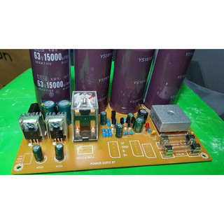 Mạch nguồn 4 tụ amply cục đẩy