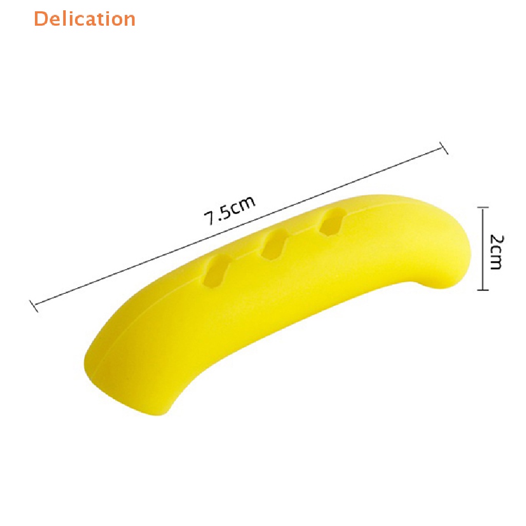 1 Cặp Bọc Tay Cầm Nồi Bằng Silicone Cách Nhiệt Tiện Dụng