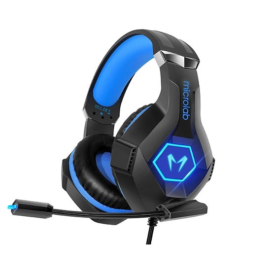 Tai nghe chụp tai Microlab G7, chuyên dụng cho chơi Game, nghe nhạc. Bass mạnh, có MIC. Hàng chính hãng.