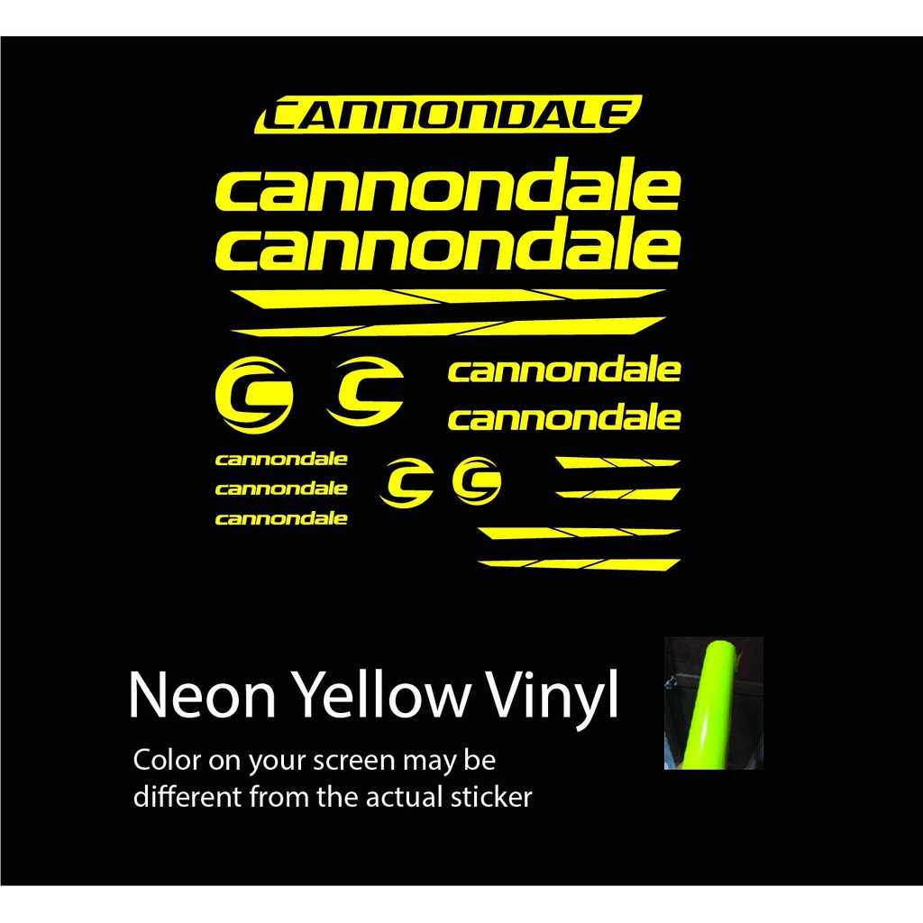 Miếng dán trang trí khung xe đạp nhiều mẫu tùy chọn