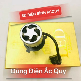 ĐÈN PHA LED C6 3 TIM LED H4 (GIÁ 1 BÓNG)