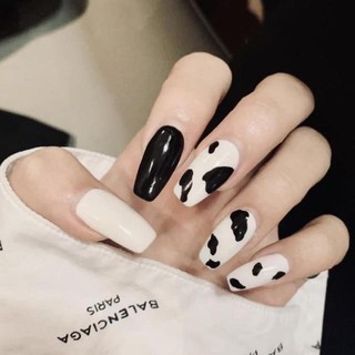 Móng úp thiết kế - Nail bò sữa tự gắn siêu xinh