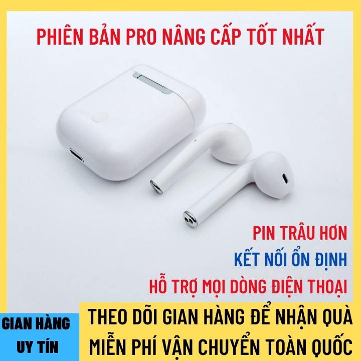 Tai nghe bluetooth thế hệ 12 Mới Vừa Vỏ Ốp Lưng Case Airpod, Âm Thanh Đỉnh Cao, Có Mic Đàm Thoại