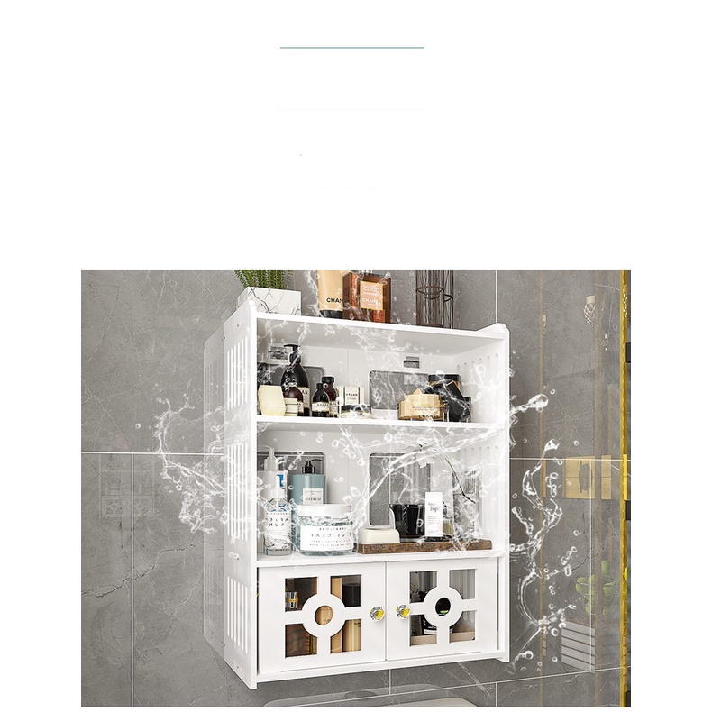 Tủ treo nhà tắm sọc dọc hiện đại thông minh đa năng chính hãng IGA- IG381